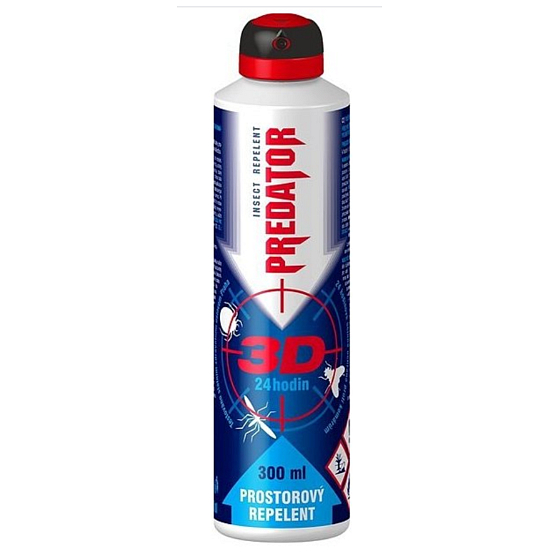 Predator Repelent 3D s parfumáciou, proti kliešťom a komárom 300 ml