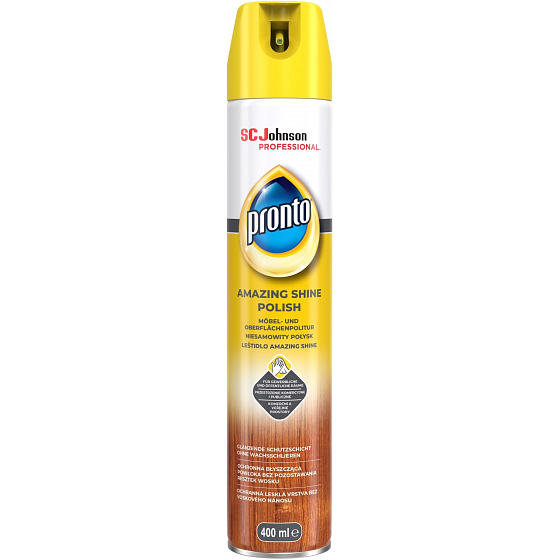 Pronto Amazing Shine Polish sprej proti prachu, leštidlo na drevo 400 ml