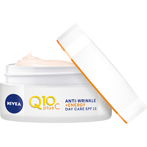 Nivea Q10 Plus C OF15 energizujúci denný krém proti vráskam, 50 ml