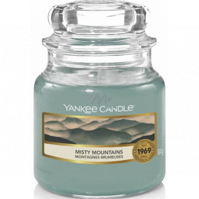 Yankee Candle Misty Mountains - hmlovej hory vonná sviečka Classic malá sklo 104 g