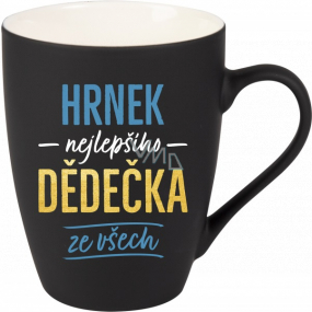 Albi Velvet hrnček Best Grandpa čierny 300 ml