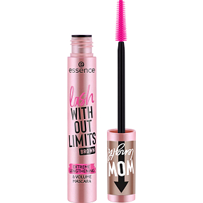 Essence Without Limits objemová a predlžujúca riasenka 02 Hnedá 13 ml
