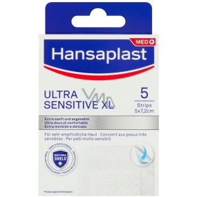 Hansaplast Ultra Sensitive XL náplasť 5 kusov