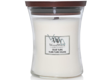 WoodWick Solar Ylang - Sluneční Ylang vonná svíčka s dřevěným knotem a víčkem sklo střední 275 g