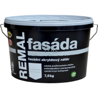 REMAL Fasáda akrylátová fasádna farba biela 7,5 kg
