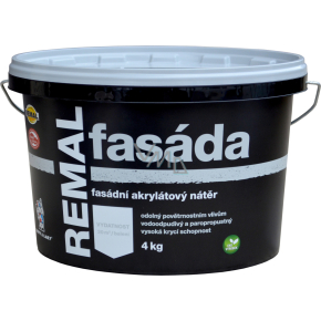 REMAL Fasáda akrylátová fasádna farba biela 4 kg