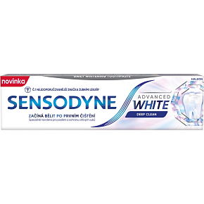 Sensodyne Advanced White zubná pasta pre citlivé zuby, 75 ml