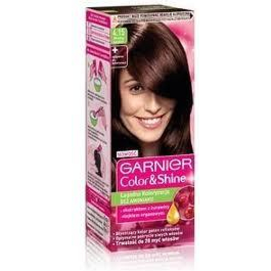 Garnier Color & Shine farba na vlasy 4.15 ľadovo gaštanová