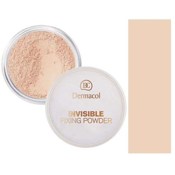 Dermacol Invisible Fixing Powder púder odtieň Natural 13,5 g