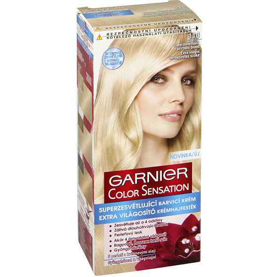 Garnier Color Sensation farba na vlasy 110 Superzosvetľujúca prírodná blond