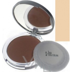 S-he Stylezone Compact Powder púder odtieň 652/01 Silky Beige 10 g