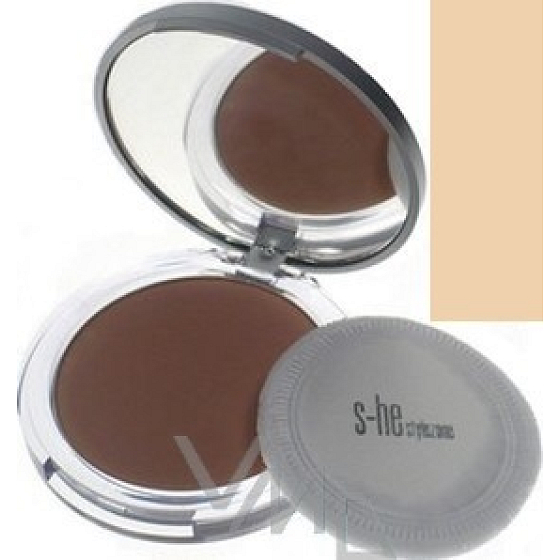 S-he Stylezone Compact Powder púder odtieň 652/01 Silky Beige 10 g