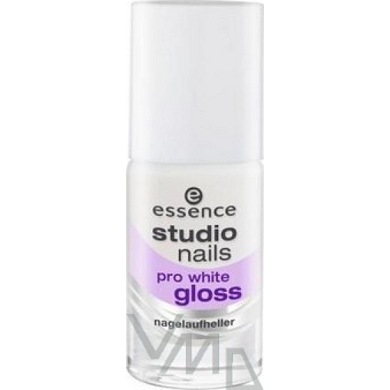 Essence Studio Nails Pre White Gloss lak na nechty 8 ml