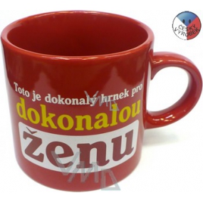 Nekupto Darčeky s humorom Toto je dokonalý hrnček pre dokonalú ženu hrnček 0,4 l 1 kus