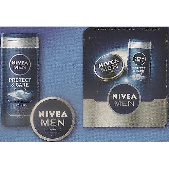 Nivea Men Creme krém 75 ml + sprchový gél 250 ml, kozmetická sada