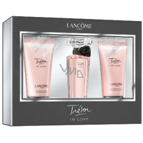 Lancome Trésor In Love parfumovaná voda 30 ml + telové mlieko 50 ml + sprchový gél 50 ml, darčeková sada