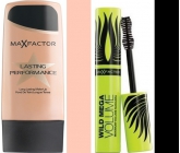 Max Factor Lasting Perfomance make-up 101 Ivory Beige 35 ml + Wild Mega Volume riasenka čierna 11 ml