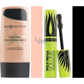 Max Factor Lasting Perfomance make-up 101 Ivory Beige 35 ml + Wild Mega Volume riasenka čierna 11 ml