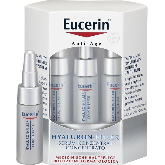 Eucerin Hyaluron-Filler sérum proti vráskam 6 x 5 ml