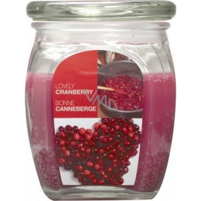 Bolsius Aromatic Lovely Cranberry - Krásna brusnica vonná sviečka v skle 92 x 120 mm 830 g, doba horenia 100 hodín