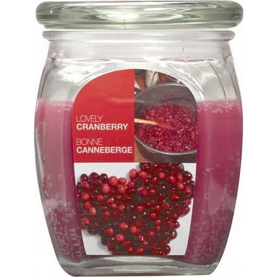 Bolsius Aromatic Lovely Cranberry - Krásna brusnica vonná sviečka v skle 92 x 120 mm 830 g, doba horenia 100 hodín