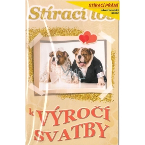 Nekupto Stieracie prianie k svadbe K výročiu svadby 21,5 x 13,5 cm G 21 3351