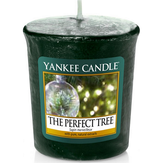 Yankee Candle The Perfect Tree - Dokonalý stromček vonná sviečka votívny 49 g