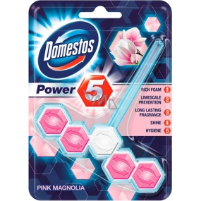 Domestos Power 5 Pink Magnolia Wc pevný blok 55 g