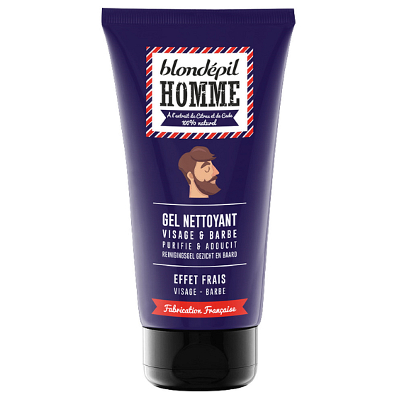 Blondépil Homme Nettoyant čistiaci gél na tvár a fúzy pre mužov 150 ml