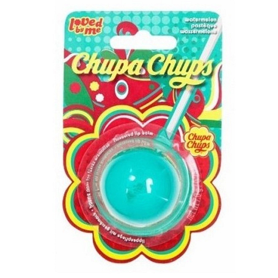 Lip Smacker Chupa Chups Vodný melón balzam na pery guľatý 7 g