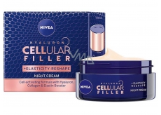 Nivea Hyaluron Cellular Filler remodelačný nočný krém aktivuje pleťové bunky 50 ml