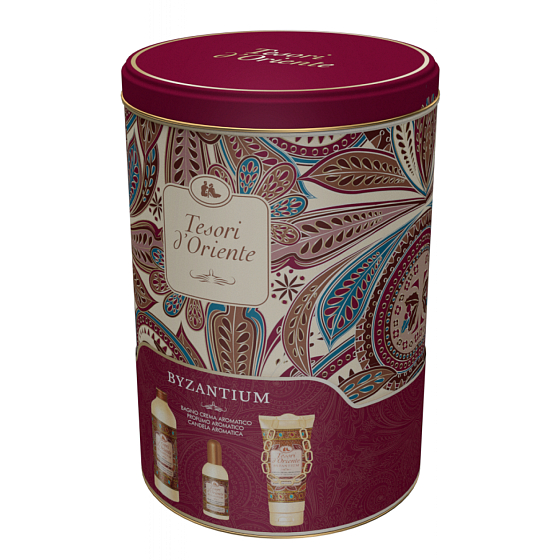 Tesori d Oriente Byzantium toaletná voda 100 ml + sprchový krém 250 ml + pena do kúpeľa 500 ml, darčeková súprava