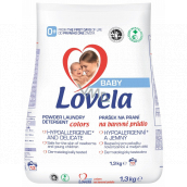 Lovela Baby Farebné prádlo Hypoalergénne, jemný prací prášok 13 dávok 1,3 kg