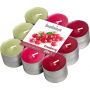 Bolsius Aromatic Cranberry - Brusnica vonné čajové sviečky 18 kusov, doba horenia 4 hodiny