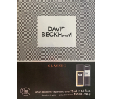 David Beckham Classic parfumovaný dezodorant pre mužov 75 ml + dezodorant v spreji 150 ml, darčeková sada pre mužov