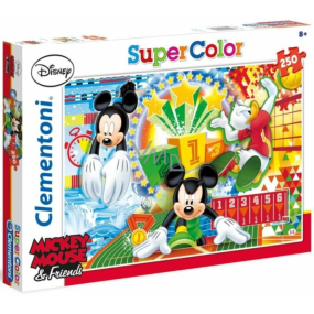 Clementoni Puzzle SuperColor Mickeyho klub 250 dielikov, odporúčaný vek 8+