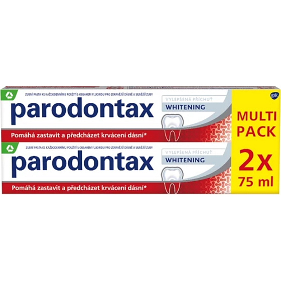 Parodontax Whitening bieliaca zubná pasta 2 x 75 ml, duopack
