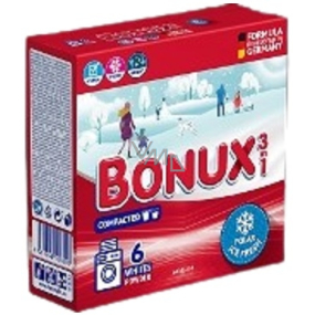 Bonux White Polar Ice Fresh 3v1 biely prací prášok 6 dávok 0,39 kg