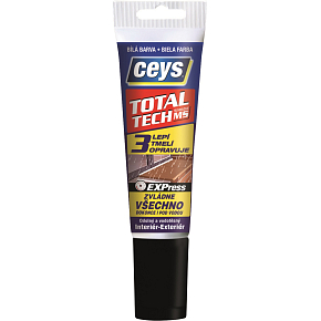 Ceys Total Tech voděodolné lepidlo a tmel, bílý, 125 g