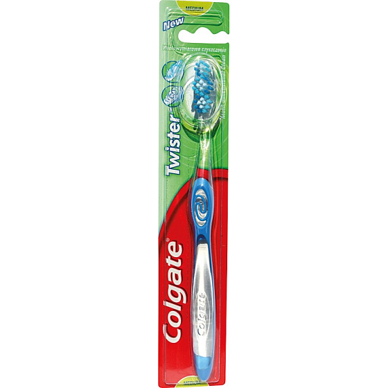 Colgate Twister Medium strednej zubná kefka 1 kus