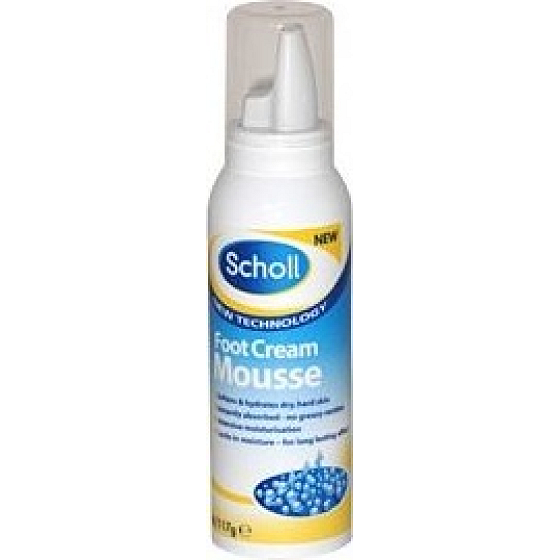 Scholl Foot Mousse penový krém na nohy 125 ml