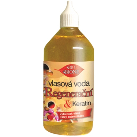 Bione Cosmetics Regeneračná vlasová voda pre vyšší lesk vlasov a veľký objem účesu 215 ml