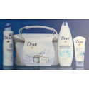 Dove Original strieborná kozmetická taška