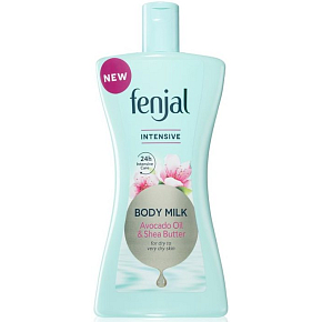 Fenjal Intensive Avokádový olej a bambucké máslo telové mlieko pre suchú až veľmi suchú pokožku 400 ml