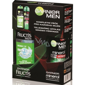 Garnier 2v1 Starostlivosť pre každého muža sprchový gél 250 ml + dezodorant sprej 150 ml, kozmetická sada