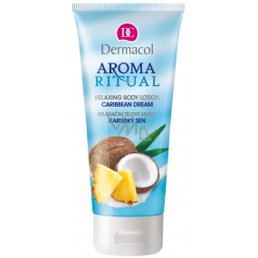 Dermacol Aroma Ritual Karibský sen Relaxačné telové mlieko 200 ml