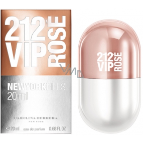Carolina Herrera 212 VIP Rosé New York Pills toaletná voda pre ženy 20 ml