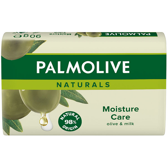 Palmolive Naturals Olive Milk tuhý toaletný mydlo 90 g