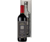 Bohemia Gifts Merlot Krásne narodeniny červené darčekové víno 750 ml
