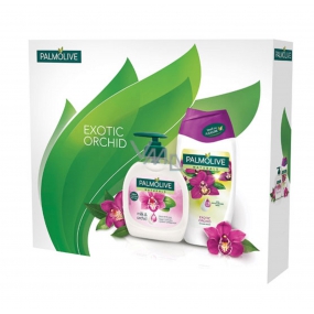 Palmolive Exotic Orchid tekuté mydlo 300 ml + sprchový gél 250 ml, kozmetická sada